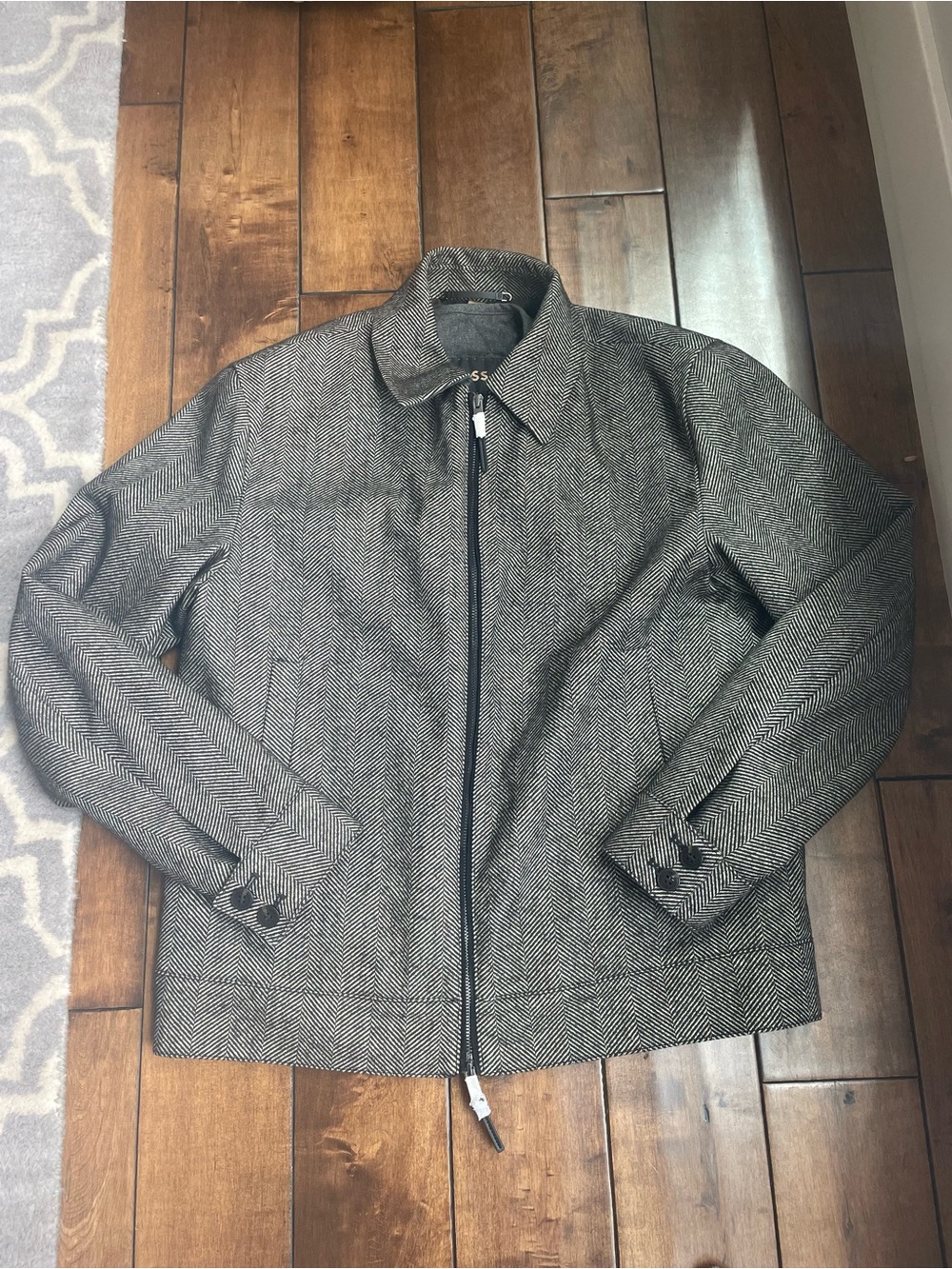 Boss Men’s Coat With Detachable Vest Size 48 IT